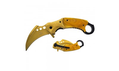 Falcon Spring Assisted Pocket Knife KS430636GD Falcon Spring Assisted Pocket Knife KS430636GD